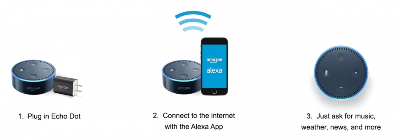 Echo spot setup mode